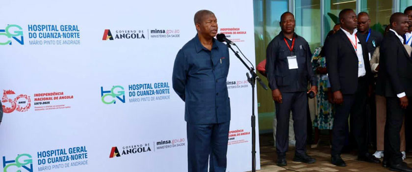 Presidente João Lourenço Inaugura Hospital Geral de N'Dalatando, Marco no Sistema de Saúde do Cuanza-Norte